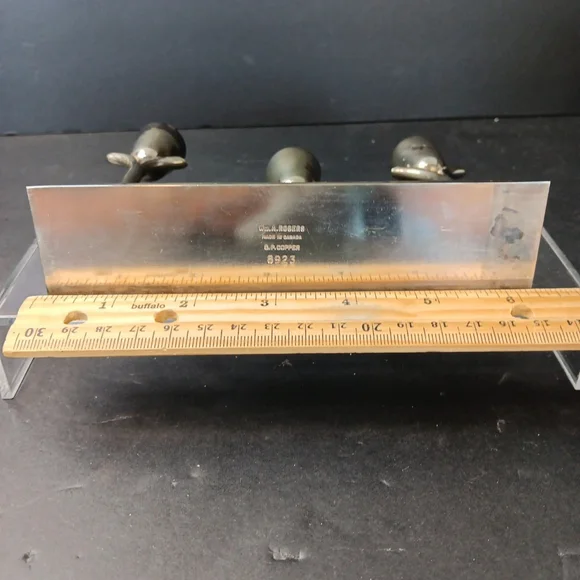 Candelabra Silver Plated Natural Patina Candlestick Holder Wm.A ROGERS Canada - Picture 8 of 12